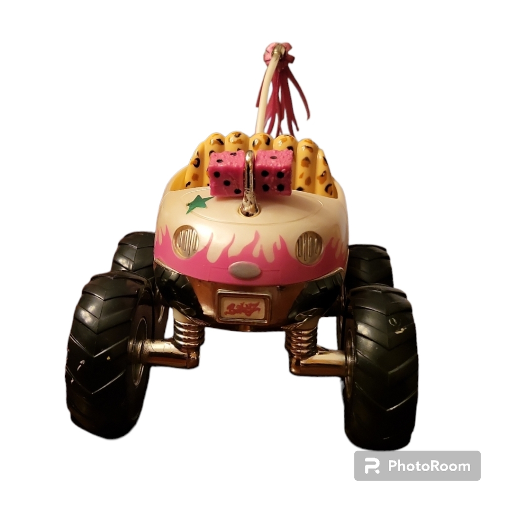Babyz Bratz Car Buggy 6" Pink Cream Pop Can Baby Bottle And Soda Truck Buggy